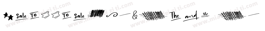 KnittingSymbols by C字体转换